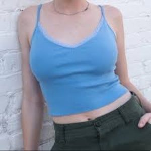Brandy Melville Nicolette tank top in blue NWT!